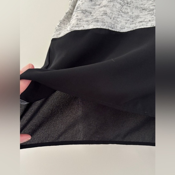 Express‎ Woman's Size XS Top Color Block Sheer Trim Long Sleeve Y2K - Picture 8 of 11